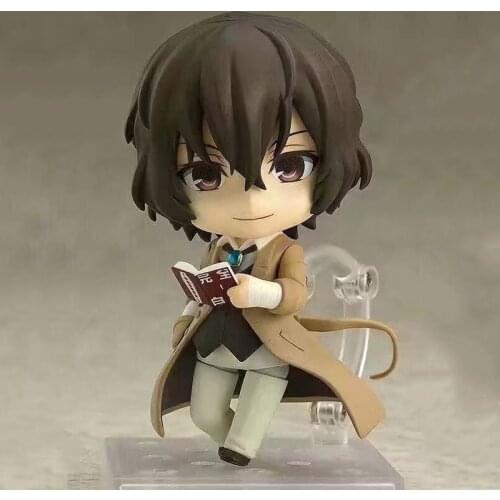 New Hot 10CM Anime Bungo Stray Dogs Figure Dazai Osamu Nakajima Atsushi Figures 657# PVC Action Figures Collection Doll Toy Gift