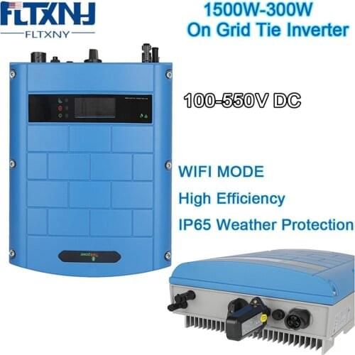 China Factory 1.5KW 3KW On Grid Inverter Solar Power Grid Tie For Solar 1500W 3000W Wifi Mode with Input Single MPPT Waterproof