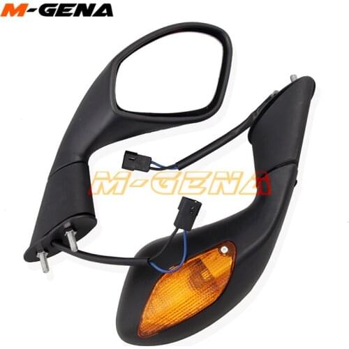 Motorcycle Racing Turn Signals Rearview Side Rear View Mirror Accessories For Aprilia RSV1000 2004 2005 2006 2007 2008 04-08