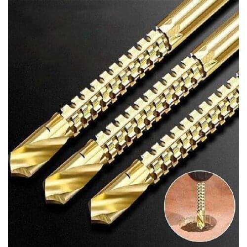 6pcs/set 3-8mm Cobalt Drill Bit Set HSS High Drill Bit Saw Set Metal Wood Drilling Hole tools Drill Titanium Coated Woodworking