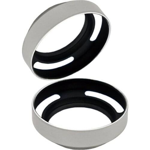 Tilted Vented Lens Hood Shade Aluminium Fits for Camera