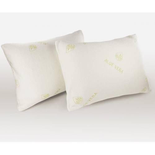 Aloe Vera Orthopedic Visco Pillow 2 Pcs Revitalizer Full Of Energy Do Not Sweat Quality production Hypoallergenic and Anti-bacterial