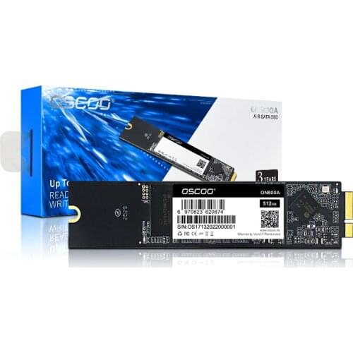 OSCOO SSD Hard Disk 1TB Solid State Drive 256GB 512GB For Apple MacBook Air A1369 A1370 Year 2010-2011