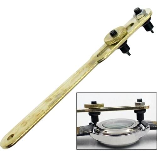 Adjustable Watch Back Case Cover Opener Battery Replacement Tool Wrench Spanner Remover Watch Repair Kit Tools for Watchmaker