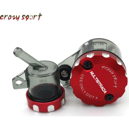 Front Rear Brake Clutch Fluid Reservoir Tank For DUCATI Hypermotard 1100 Multistrada 1200 DVT 950 1260/S/Enduro Master Cylinder