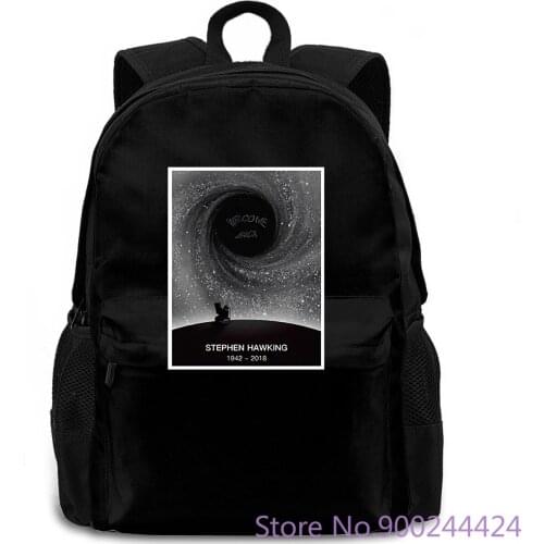 Stephen Hawking 1942-Losse Outfit women men backpack laptop travel school adult student