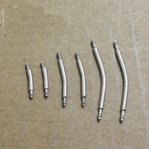 1000pcs per lot 1.8mm Curved Spring Bars 12mm to 24mm 304 Stainless Steel Watch Pins