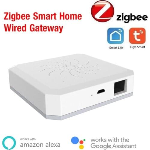 Zigbee 3.0 Smart Gateway Hub Wired Home Bridge Center Tuya Smart Life APP Control Zigbee Devices Works With Alexa Google Home