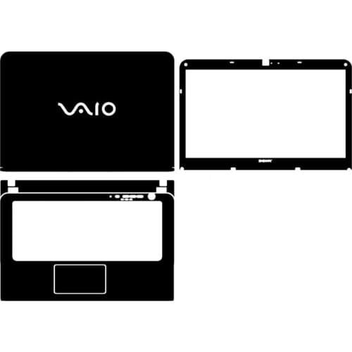 Laptop Carbon Fiber Vinyl Skin Sticker Cover For Sony SVE14A SVE14AE13L SVE14AJ16L SVE14AG15M SVE14A1S1EW SVE14A35CXH 14"