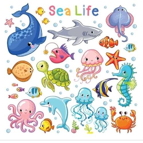 All kinds of fish in the sea Metal Cutting Dies for DIY Scrapbooking Album Paper Cards Decorative Crafts Embossing Die Cuts