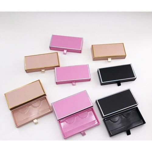 Gold Pull Lashes Box Custom Private LOGO Dramatic Popular Eyelashes Case 25MM 3D Mink Lashes