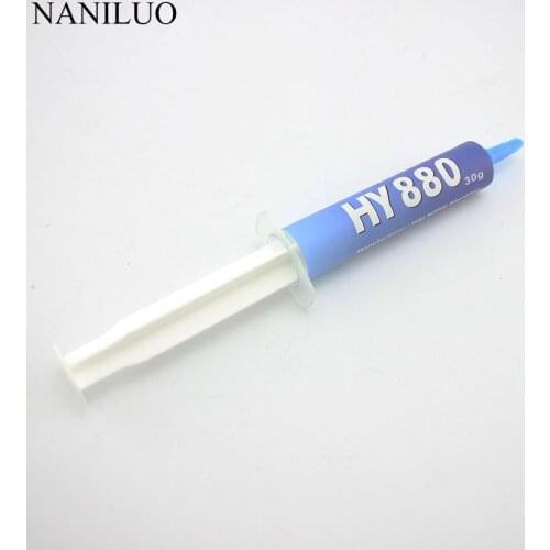 1PC 30g HY880 Thermal Grease Syringe Compound Paste For CPU VGA LED Chipset PC