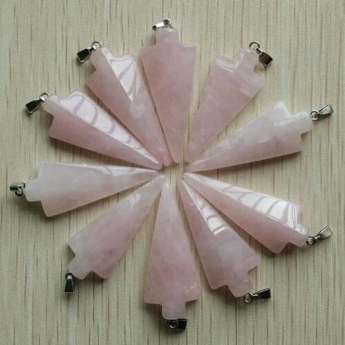 Wholesale 12pcs/lot fashion high quality natural stone arrow shape charm pendants for jewelry marking free shipping