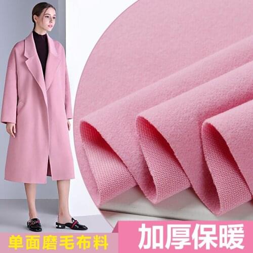 150cm*50cm Autumn Winter Thickening Brushed Cashmere Woolen Cloth Fabric Imitation Wool Fabric Coat Coat Skirt Clothing Fabric