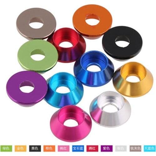 4pcs M5 Cylindrical head cup heads hex washer bolt Standard color aluminum alloy Watson Meson