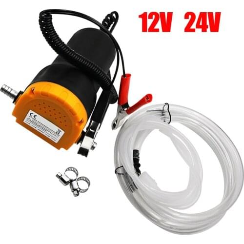 Car Engine oil pump 12V 24V electric Oil Diesel Fluid Sump Extractor Scavenge Exchange Fuel Transfer suction Pump Boat Motorbike