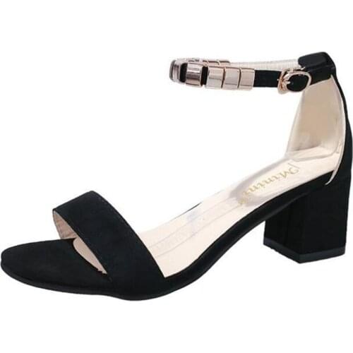 Metal String Bead Summer Women Sandals Open Toe shoes Womens Sandles Square heel Women Shoes Korean Style Gladiator Shoes m668