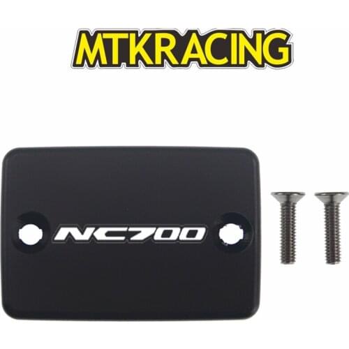 CNC Aluminum Motorcycle Brake Fluid Fuel Reservoir Tank Cover Cap FOR HONDA NC 700 S 2012-2014