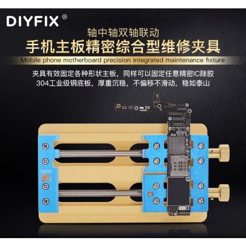 DIYFIX High-Temperature Resistance Mobile Phone Motherboard Dual-bearing Fixture Platform For iPhone X XS XR XS MaxPCB IC Holder