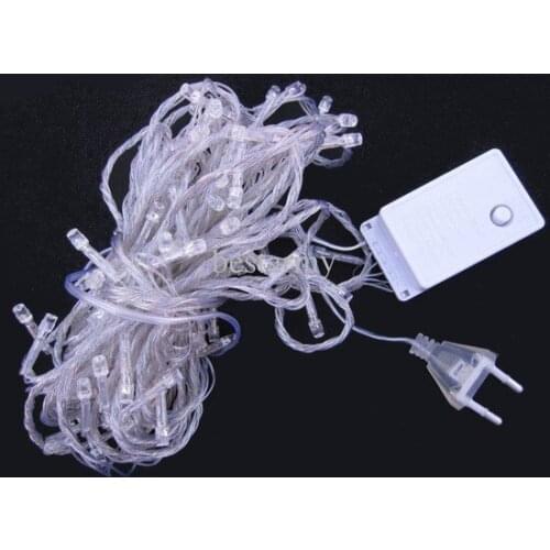 Elitparti Electric White Led Light (10 mt 100'lü light) christmas decorations рождественские украшения