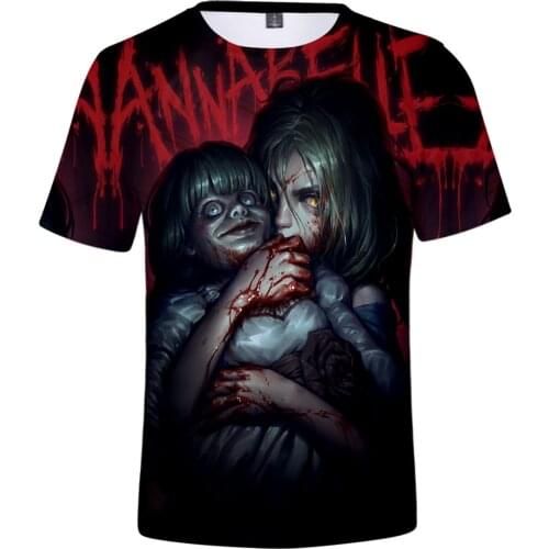 Horror Movie Annabelle 3D Printed T-Shirt Men Women Fashion Streetwear Hip Hop T Shirt Oversize Tees Tops Harajuku Unisex Tshirt