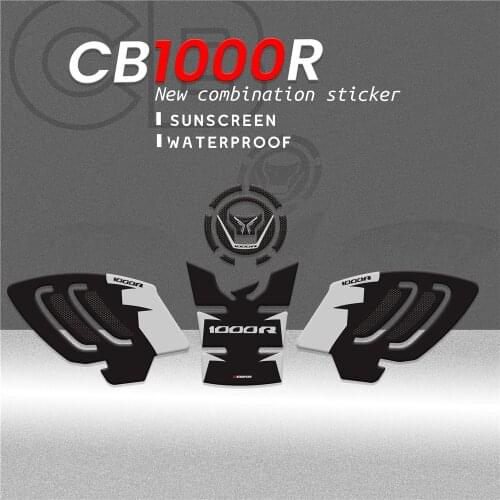 Motorcycle 3D decals moto oil cover fuel tank pad decal protection decoration stickers kit For Honda CB1000R CB 1000R cb1000 r
