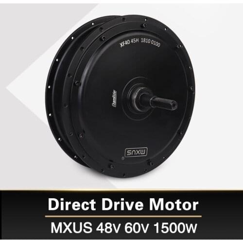48V 60V 1500W Direct Drive Brushless Hub Motor E-bike Motor Rear Wheel Drive MXUS Brand XF40 45H