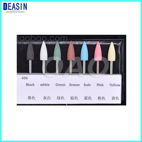 Dental Lab Jewelry Rubber Grinding Polishing Tool Sets Universal Silicone Flexible Resin Polisher Burs