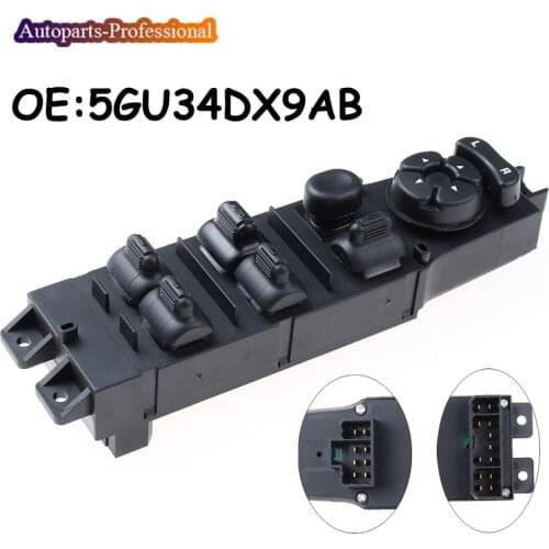 New 5GU34DX9AB For Dodge Ram 1500 2500 3500 Left Driver Electric Power Window Switch 68171680AA Car Accessories
