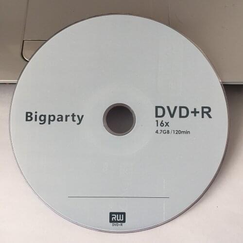 Wholesale 50 Discs Big Party Blank Printed 4.7 GB 16X DVD+R Discs