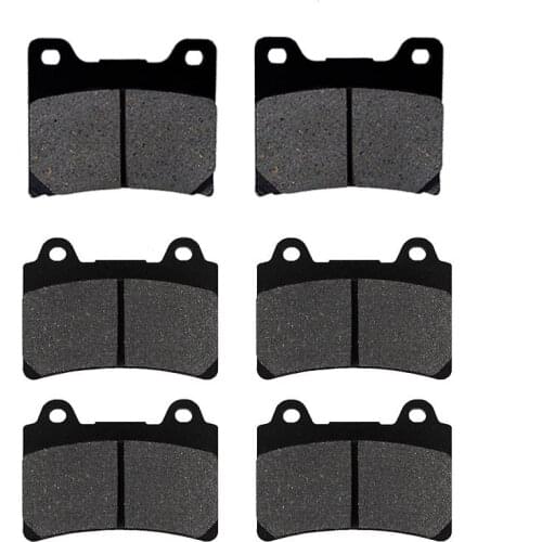 Motorcycle Front and Rear Brake Pads for YAMAHA FJ1200 FJ 1200 1989-1992 FZR 1000 FZR1000 Genesis 1000 1987-1989
