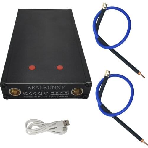 Portable Pulse Spot Welder with Mobile Welding Pen 5300mAh Rechargeable Mini Spot Welding Machine Lithium Battery Welder DIY Kit