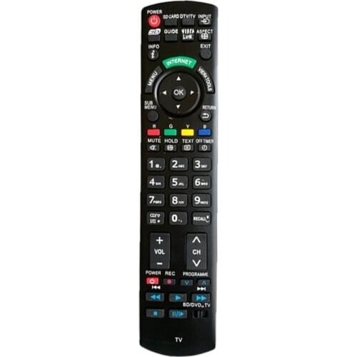 Remote Control Fit For Panasonic N2QAYB000489 N2QAYB000490 TX-P50U30J TX-P50X20B TX-P50X20L TX-P50X20Y TX-L32E30 LCD HDTV TV