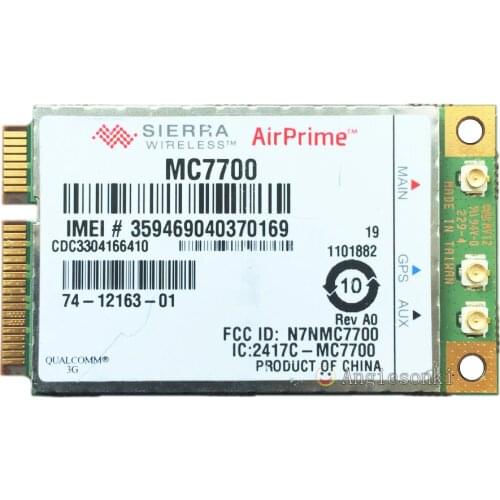 UNLOCKED MC7700 LTE GPS HSPA 3G 4G PCI-E WWAN module Card 100Mbps Wireless for laptop notebooks tablet Free shipping