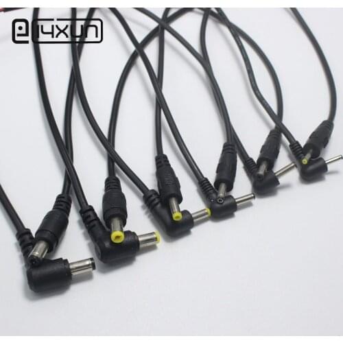 1pcs 5.5*2.5mm 2.5*2.1mm 4.8*1.7mm 4.0*1.7mm 3.5*1.35mm 2.5*0.7mm DC Power Plug with 30cm Cable Charging Connector