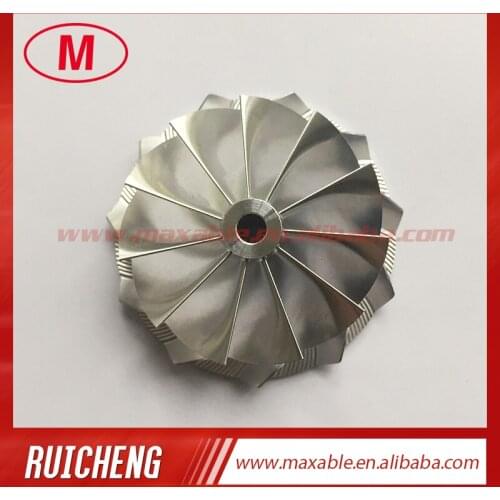 TD04HL 20T 49189-x 47.04/58.00mm 11+0 blades Reverse turbocharger billet/milling/aluminum 2618 compressor wheel
