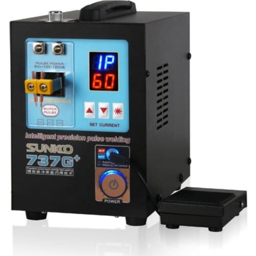 SUNKKO737G+ intelligent High Power Automatic Spot Welding Machine For 18650 Lithium Batteries Pulse Spot Welders free shipping