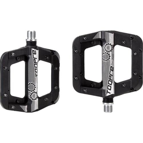 TOOPRE MTB Bicycle Pedals BMX Mountain Bike Metal Pedals Cycling Non-Slip Sealed Bearing Foot Platform Lightweight
