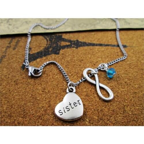 12pcs/lot sister necklace, friends gift ,birthday presents,sisters forever necklace/bracelets/keychain
