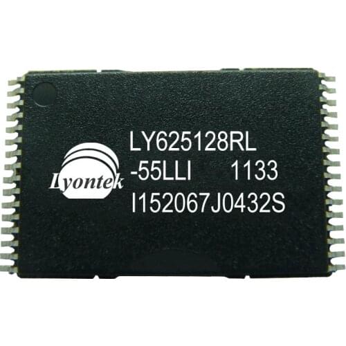 20pcs New original LY625128RL-55LLI 4M Low Power SRAM 512K x 8 sTSOP(32) 55ns 4.5 to 5.5V -40~85°C
