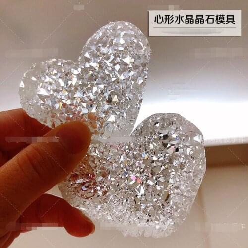 2021 New Transparent Silicone Mould Resin Decorative Craft DIY Irregular crystal grains Mold epoxy resin molds for jewelry