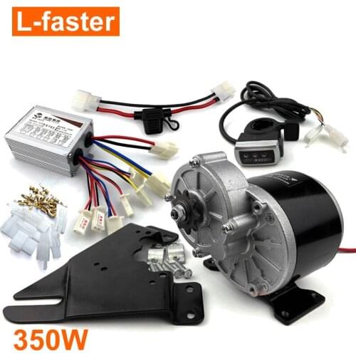 350W Electric Motor Easy Kit Controller Throttle Button Switch Battery Voltage Indicator High Quality Electric Vehicle Motor