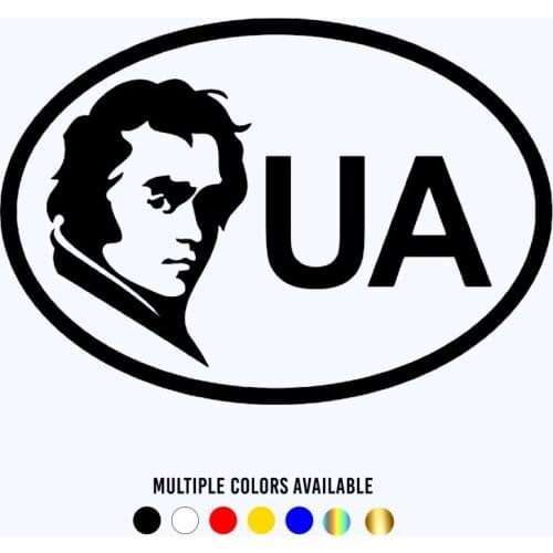 CK20003# cool UKRAINE 2 adhensive vinyl car sticker reflective waterproof car decal stickers on car truck bumper rear window