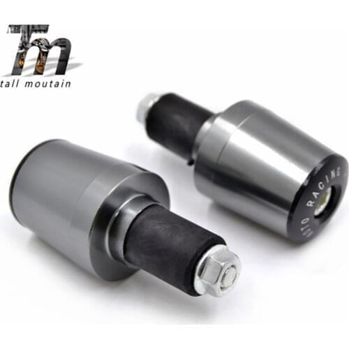 Evomosa 7/8" CNC Motorcycle Handlebars Grips Bar Ends Slider Vibration Heavy Weights Plug Handle Bar Sliders For Dirt Bike