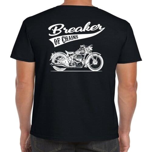 Biker T Shirt Mens Motorcycle Motorbike Chopper Bobber Bike Dad Gift Present2019 Fashion Short Sleeve Cotton O Neck Tops Free