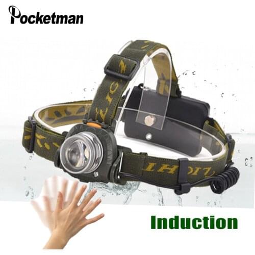 40000 Lumen Mini induction LED Headlamp Fishing Waterproof Portable Sensor Head lamp Flashlight Headlight Camping Headlamp Torch