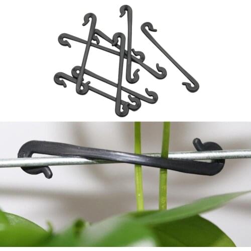 Vegetable Fruit Hooked Support Clips Agricultural Greenhouse Orchard Farm Grafting Clamps Kiwi Tomato Fastening Buckles 100Pcs