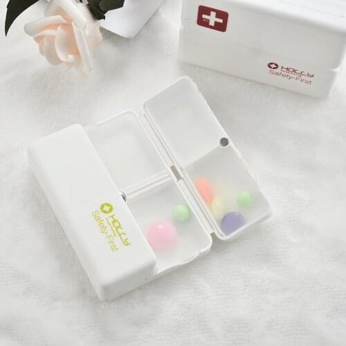 Mini Pill Box Organizer Tablet Holder 7 days Slot Weekly Medicine Container Organizer Case For diet pills box For daily life