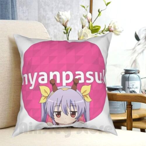 Non Non Biyori-Nyanpasu! ( Osu! Parody ) Pillow Case Printed Home Soft DIY Pillow cover Osu Non Non Biyori Non Biyori Renge