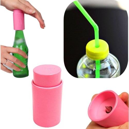 Bottle Opener Tools Drink Punch Mini Water Drill Bottle Opener Bottle Cover Hole Punch Opener Straw For Party Beer Opener Tools